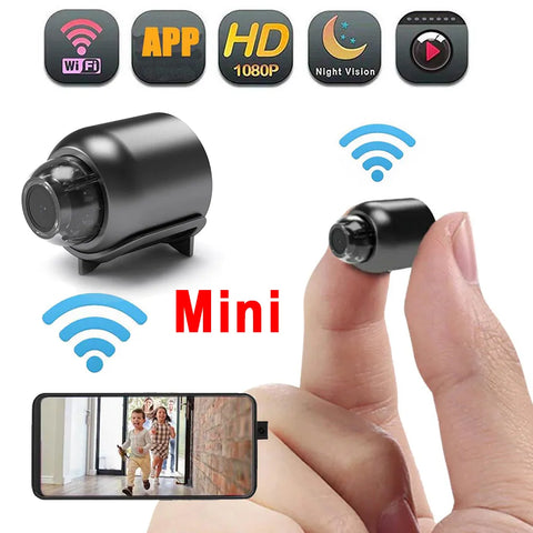 Mini Camera HD 1080P WiFi Home Monitor Home Security Surveillance Night Vision IP Camcorder Audio Video Recorder 