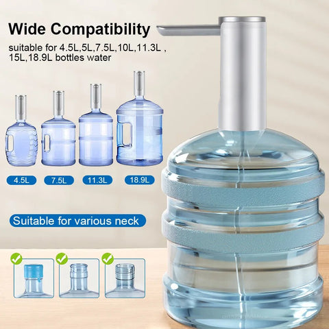 Automatic Water Dispenser, Electric Pump for 19 Liter Water Gallon Bottle