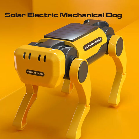 Robô mecânico elétrico movido a energia solar